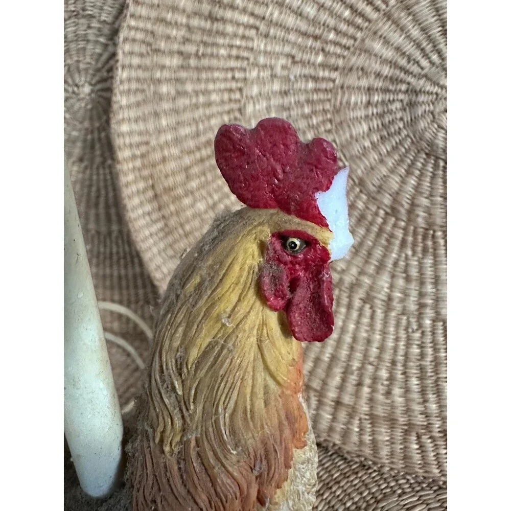 Vintage rooster chicken lamp